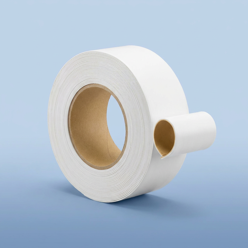 White waterproof repair tape roll